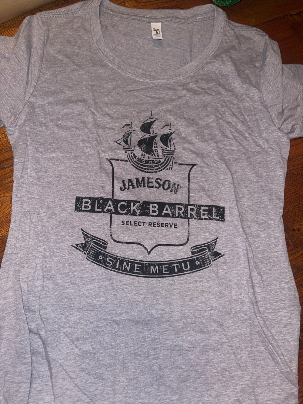 Jameson Black Barrel Gray Graphic Tee - Women